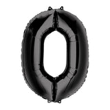 Gigantes de numero Negro globos (90 cm) (con helio + $120)