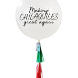 Globo gigante blanco 16 de septiembre "Chilaquiles" (90 cm)