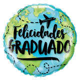 Globo Graduado "El mundo es tuyo" (45 cm) (con helio +$55)