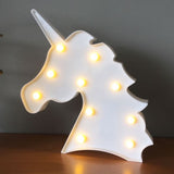 Lámpara de Cabeza Unicornio de Led