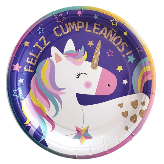 Globo de Unicornio Cumpleaños 4 años - Princesa Unicornio