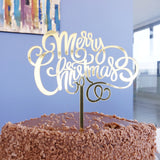 Cake Topper / Arreglo para pastel "Merry Christmas"
