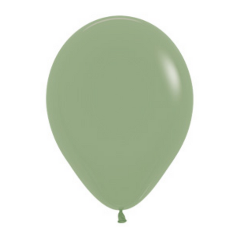 Globo de latex Verde Eucalipto (30 cm) (con helio + $35)