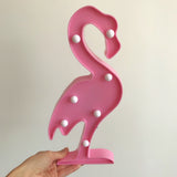 Lámpara de Flamingo de Led Rosa Claro