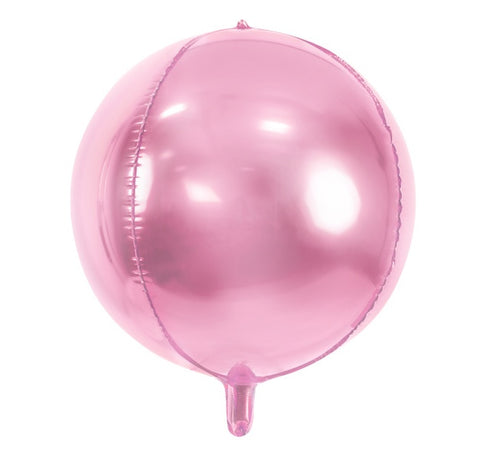 Globo de burbuja orbz ROSA (40 cm) (con helio +$60)