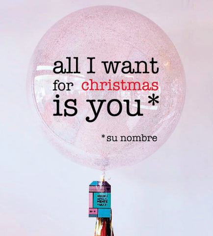 Burbuja Gigante "All I want for Christmas"