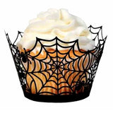Cupcake Wrappers de Telaraña Halloween (12 piezas)
