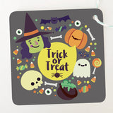 Etiquetas Halloween "Trick or Treat" (24 piezas)