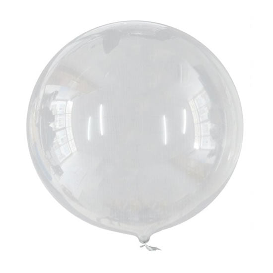 Globo transparente de burbuja (90 cm) (Con helio + $242)