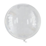 Globo transparente de burbuja (60 cm) (con helio +$205)