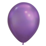 Globo Chrome Púrpura / Morado (30 cm) (Con helio + $35)