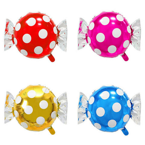 Globos de caramelo polka (48 cm) (Con helio + $55)