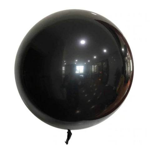 Globo de burbuja NEGRO (40 cm) (con helio +$60)