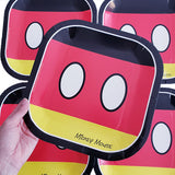 Platos cuadrados de papel Mickey Mouse (6 piezas)