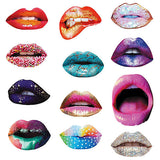 Set de props para fotos de labios y bocas (20 piezas)