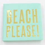 Servilletas "Beach please" para despedida (20 piezas)